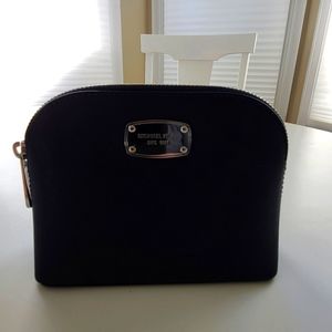 Michael Kors navy, dome, small cosmetic bag